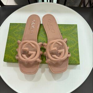 Gucci Palma rubber slides 39